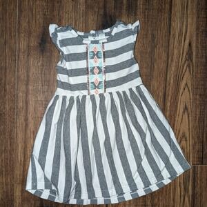 Petit Lem Striped Aztec Pattern Dress Size 24M